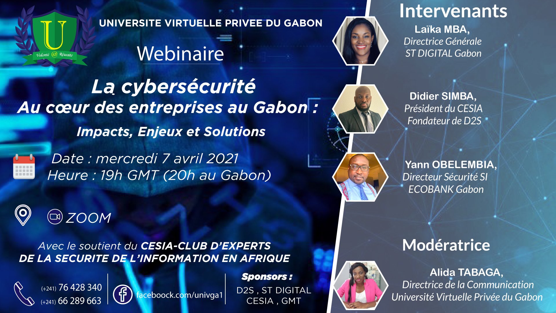 La Cybersécurité au coeur des entreprises au Gabon Université