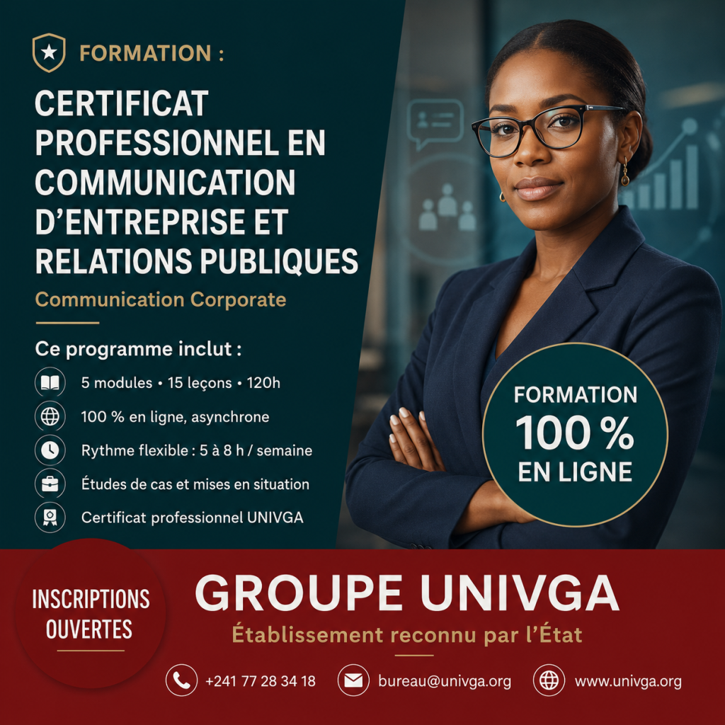 Certificat Professionnel en Communication d’Entreprise et Relations Publiques