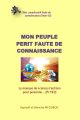 MON PEUPLE PÉRIT FAUTE DE CONNAISSANCE