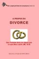 A propos du divorce