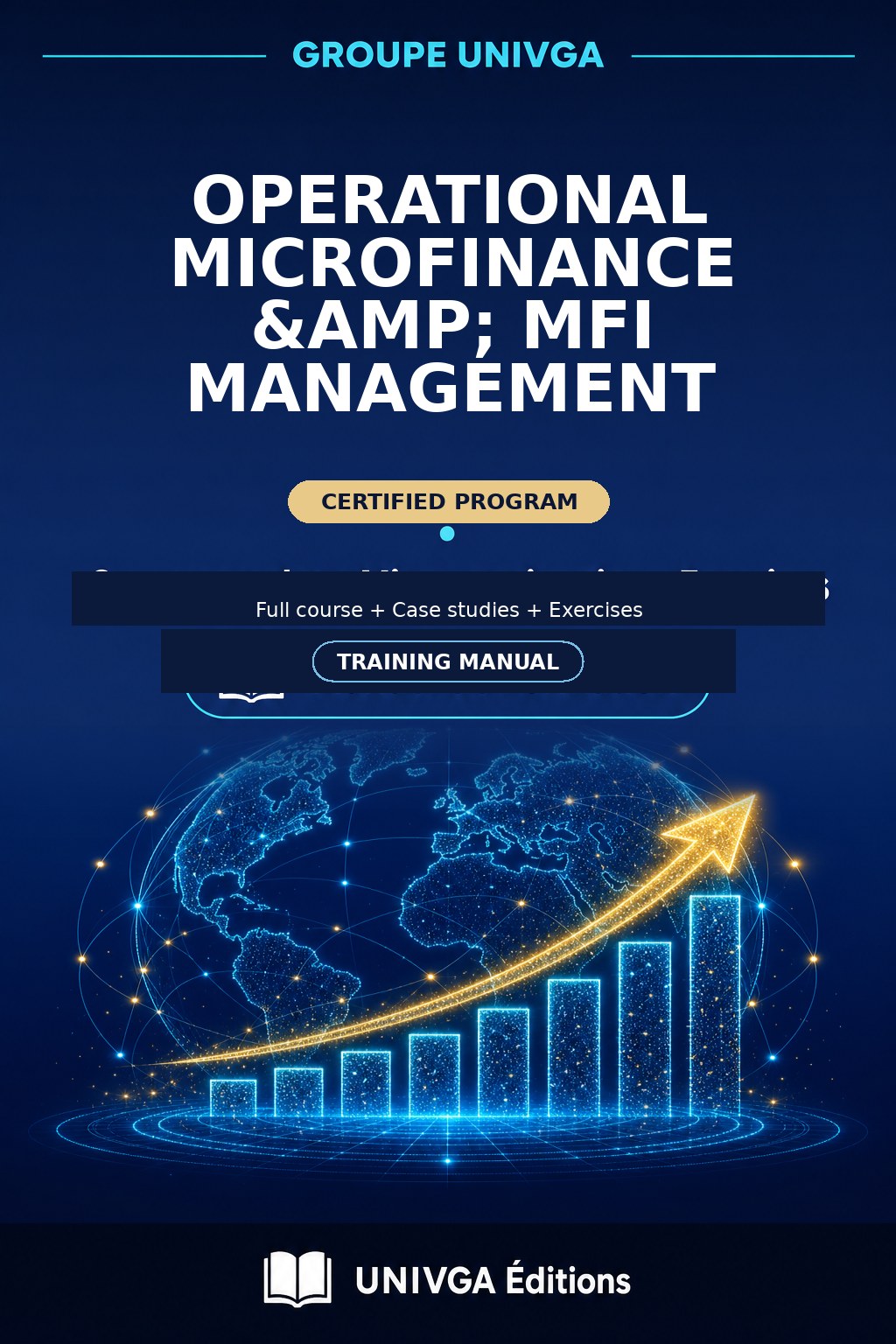 Cover of the manual — Professional Certificate in Operational Microfinance & Management of MFIs