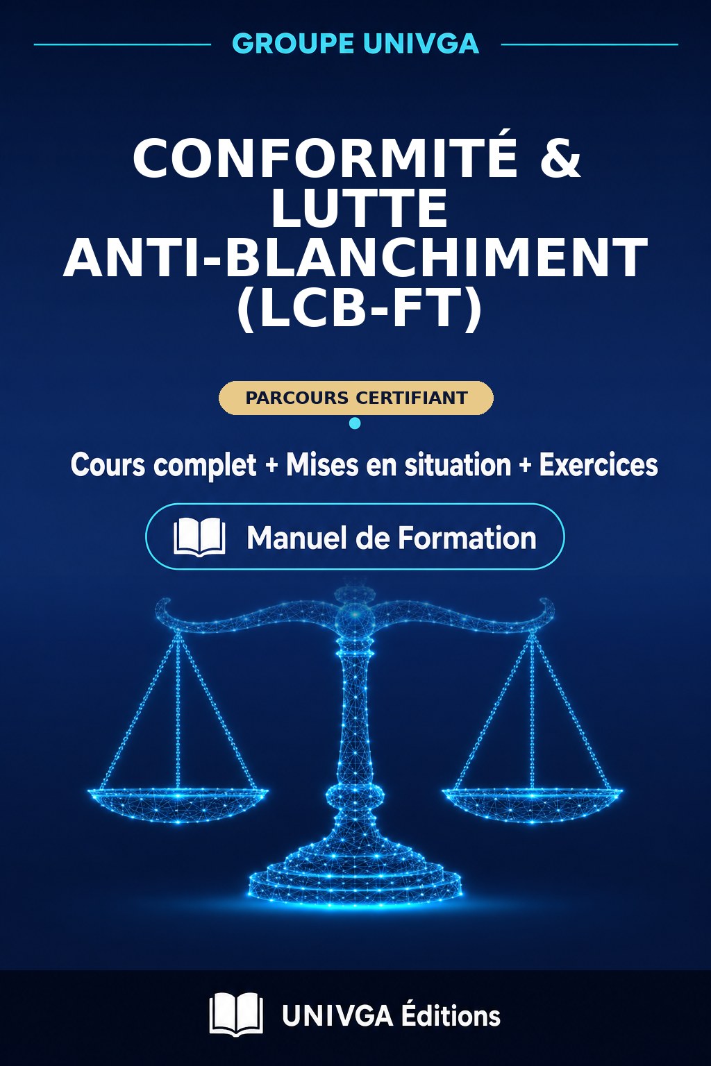 Couverture du manuel — Certificat Professionnel en Conformité & Lutte Anti-Blanchiment (LCB-FT)