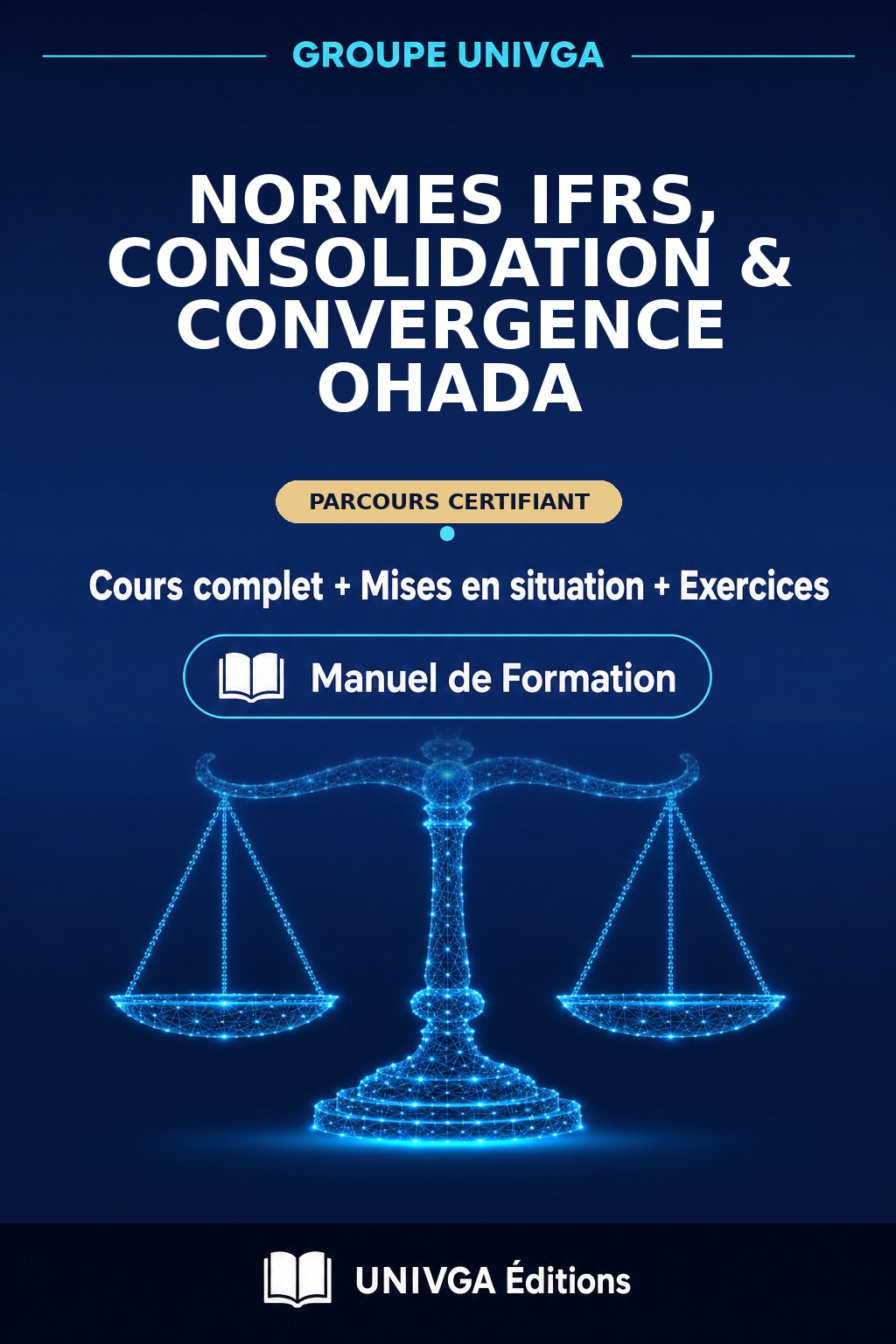 Couverture du manuel — Certificat Professionnel en Normes IFRS, Consolidation & Convergence OHADA