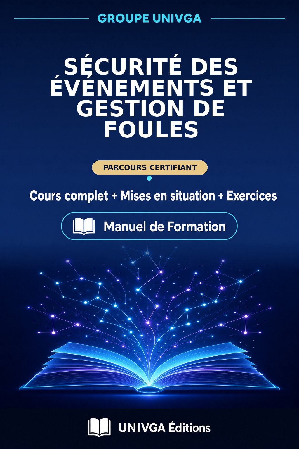 Couverture du manuel — Certificat Professionnel en Sécurité des Événements et Gestion de Foules