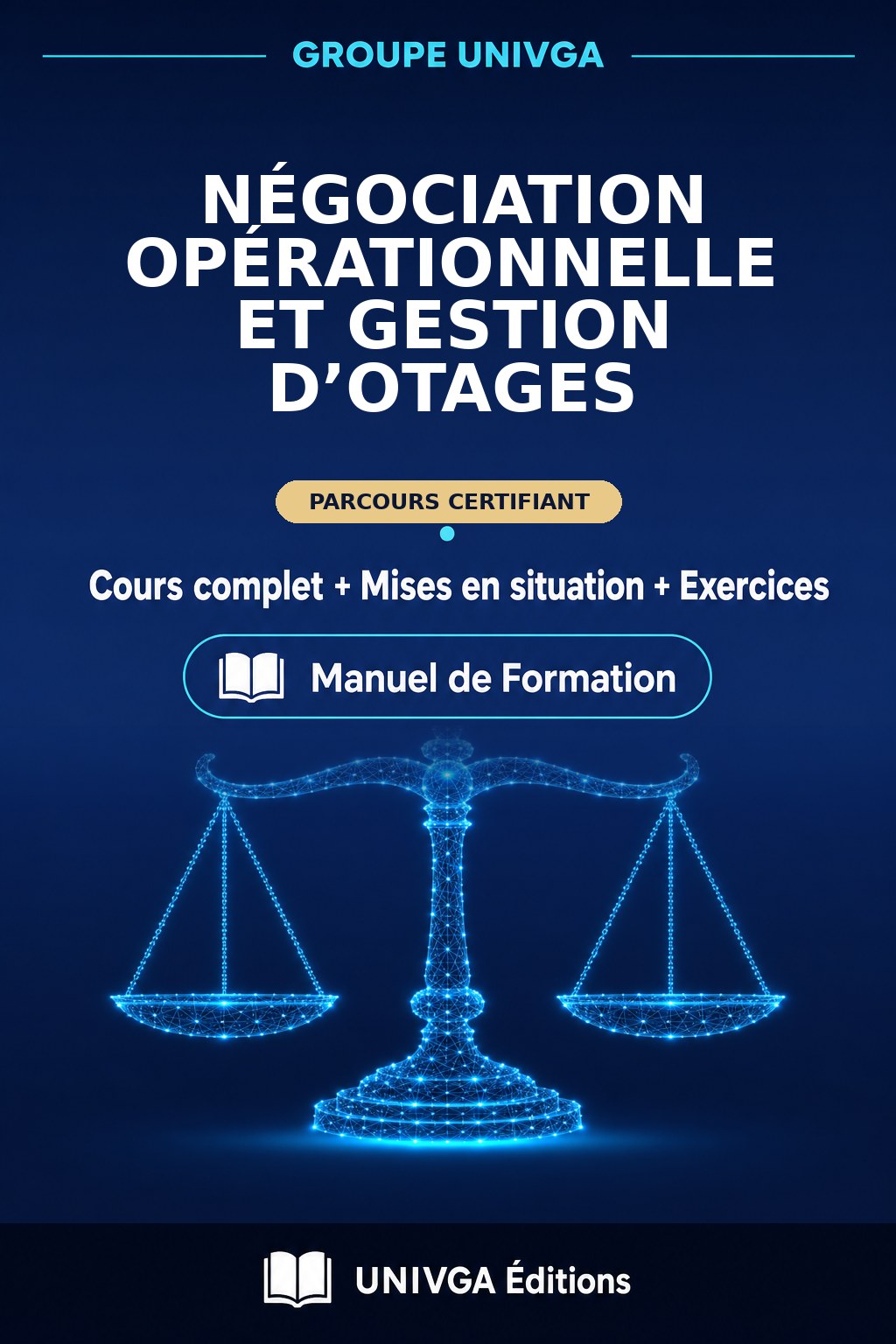 Couverture du manuel — Certificat Professionnel en Négociation Opérationnelle et Gestion d’Otages