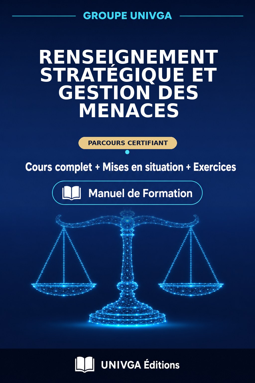 Couverture du manuel — Certificat Professionnel en Renseignement Stratégique et Gestion des Menaces