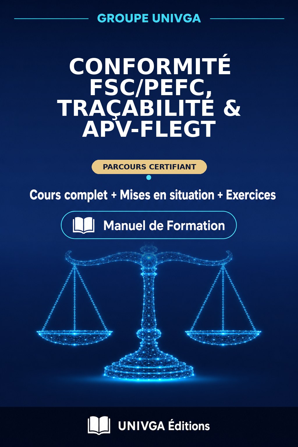 Manual Cover — Professional Certificate in FSC/PEFC Compliance, Traceability & APV-FLEGT