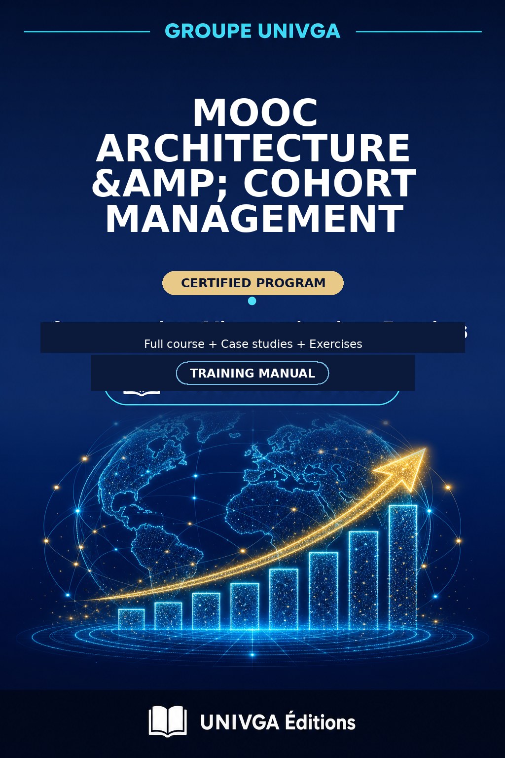 Cover of the training manual — Professional Certificate in MOOC Architecture & Cohort Management