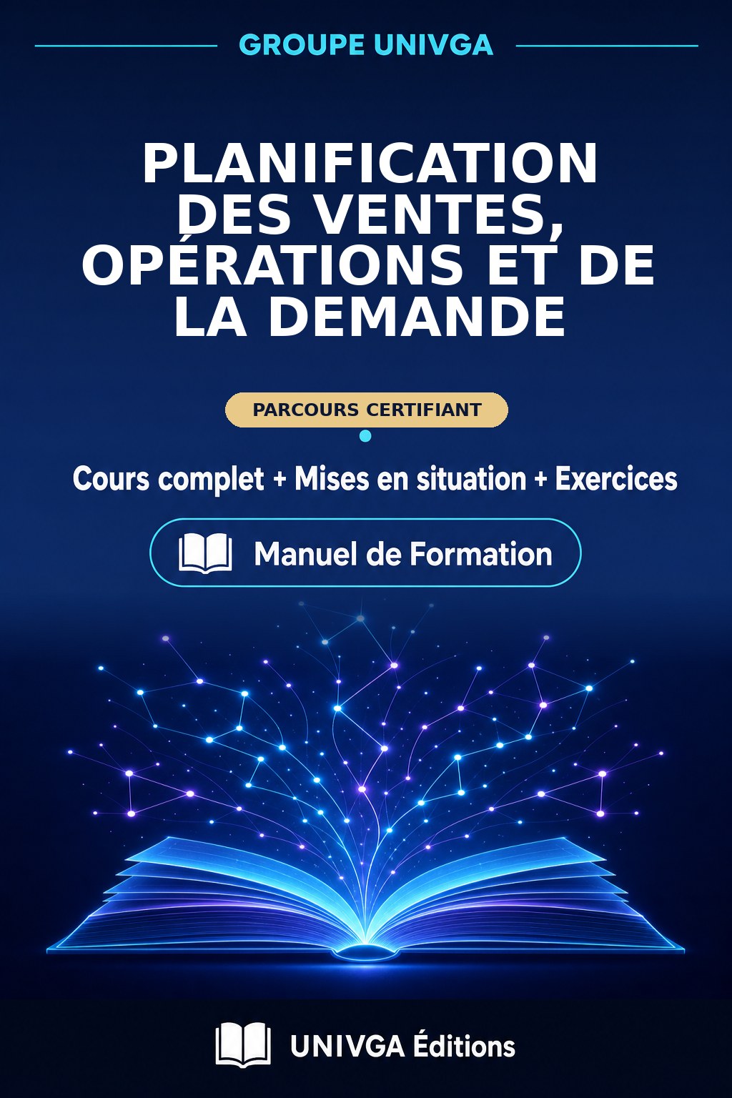 Couverture du manuel — Certificat Professionnel en Planification des Ventes, Opérations et de la Demande