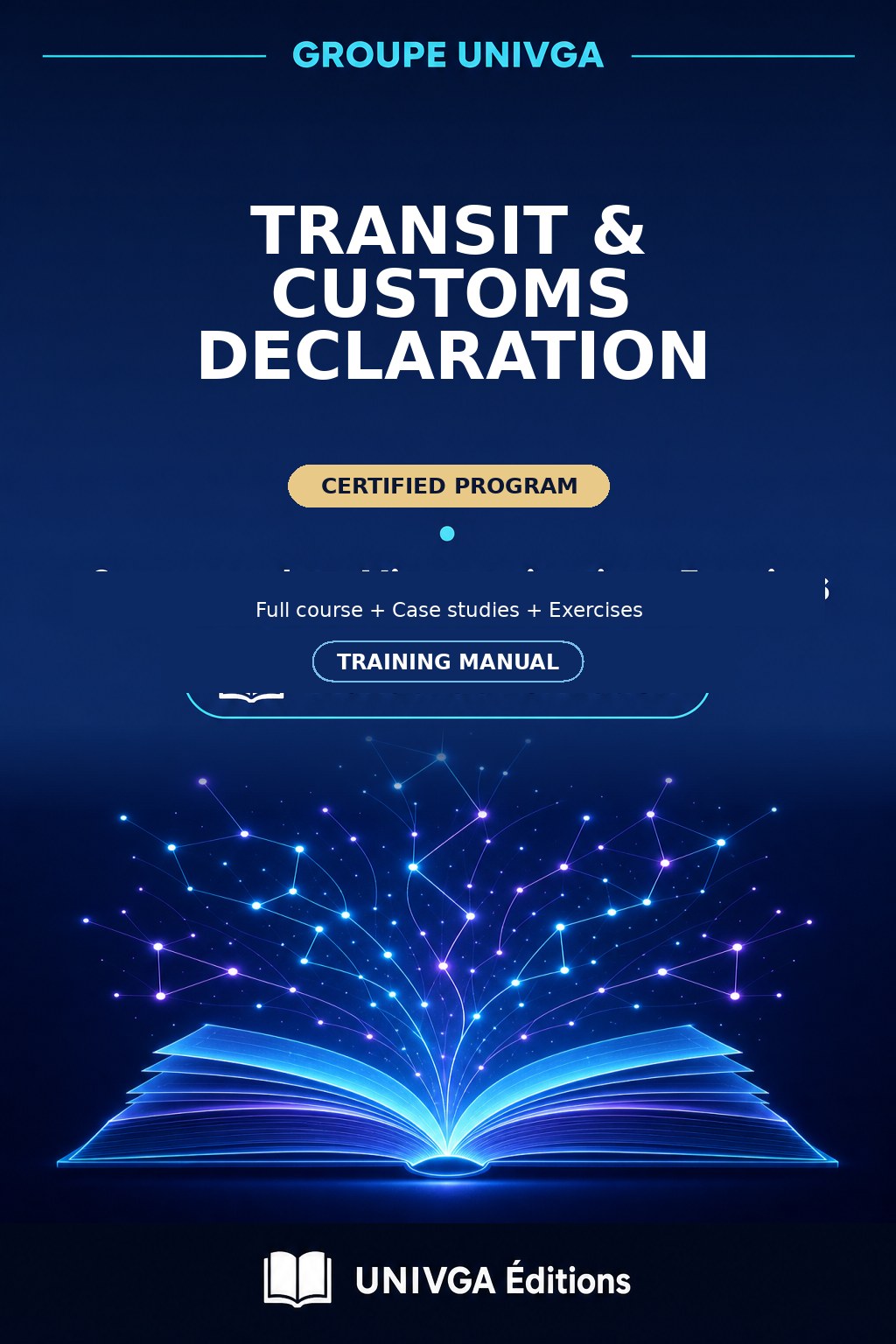Cover of the training manual — Professional Certificate in Transit & Customs Declaration
