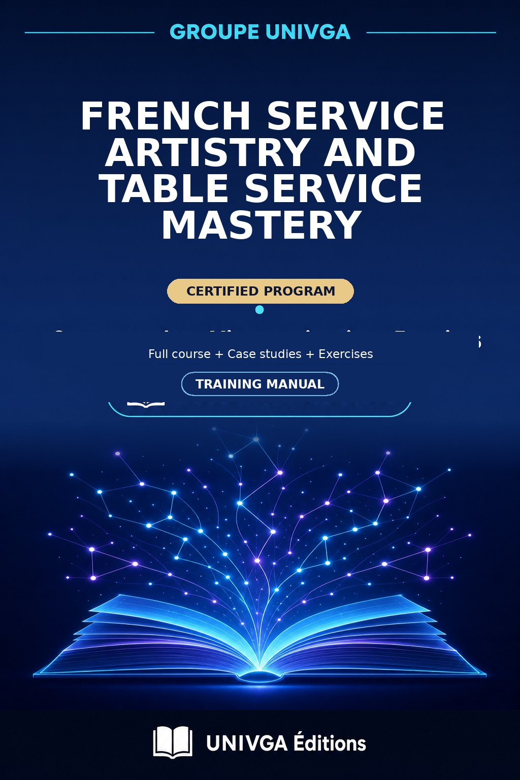Manual Cover — Professional Certificate in the Art of French Service and Mastery of the Dining Room