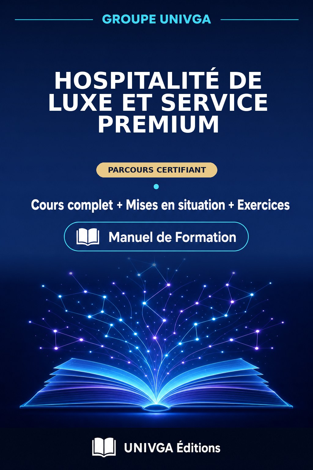 Couverture du manuel — Certificat Professionnel en Hospitalité de Luxe et Service Premium