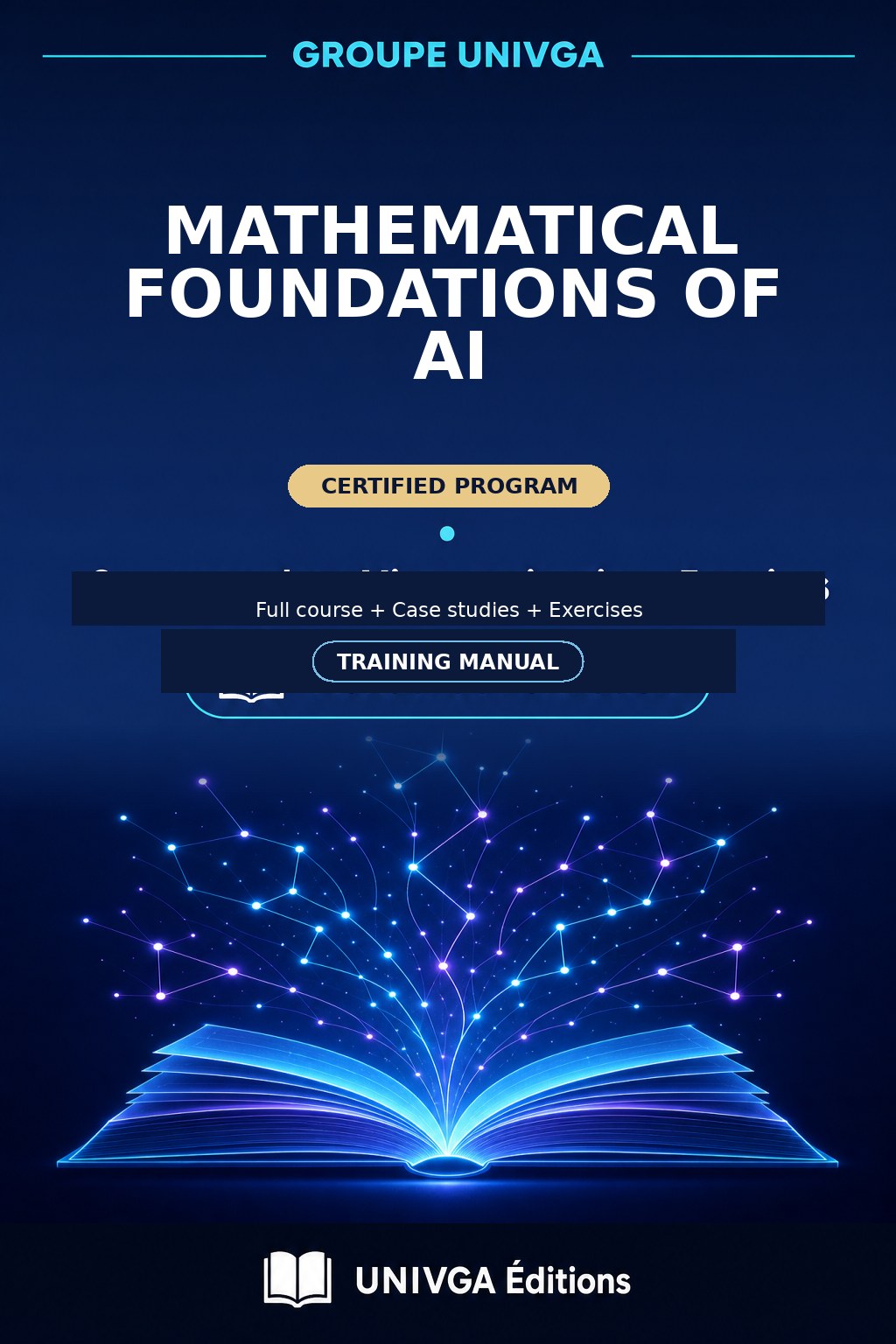 Cover of the training manual — Professional Certificate in Mathematical Foundations of AI