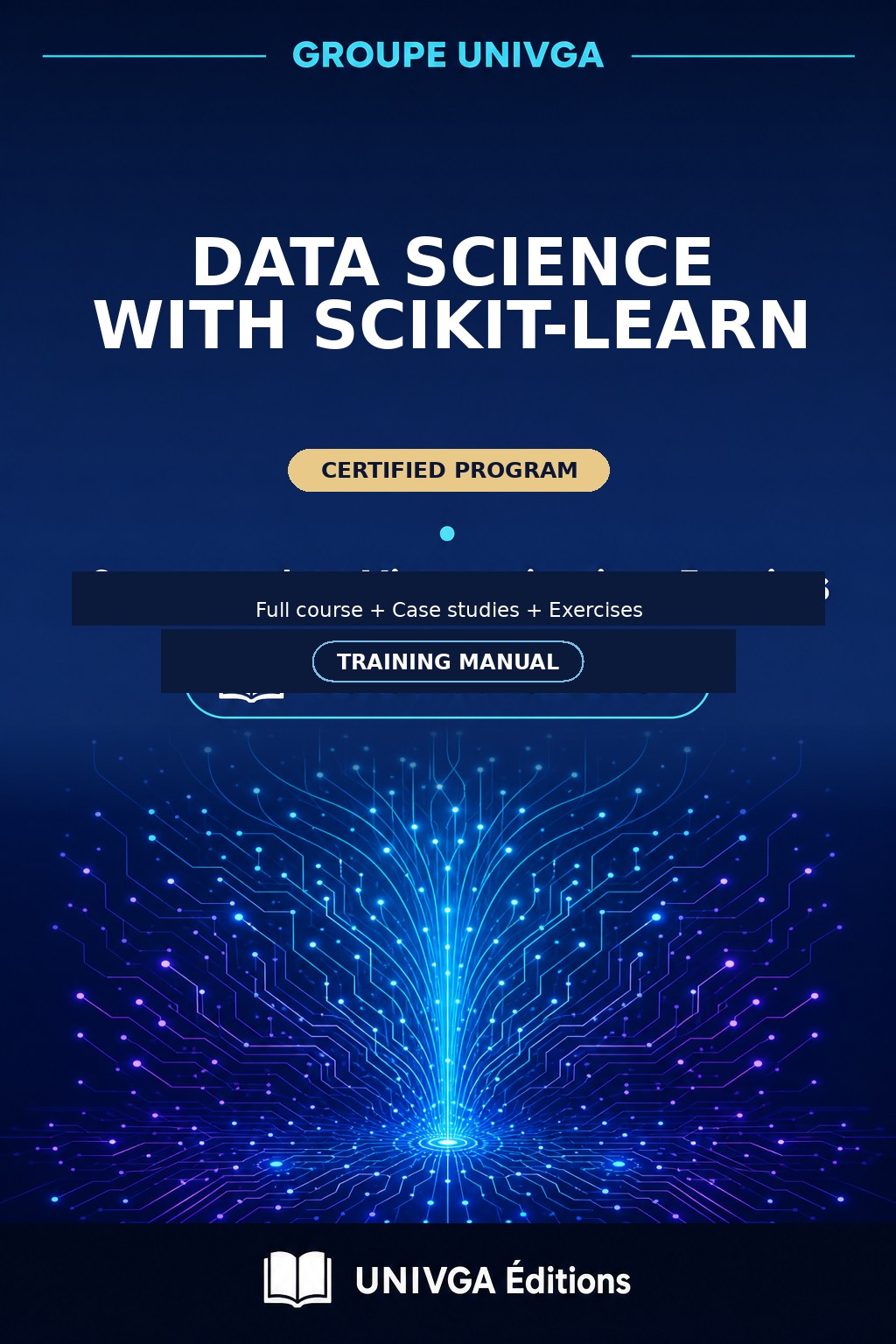 Cover of the training manual — Professional Certificate in Data Science with scikit-learn