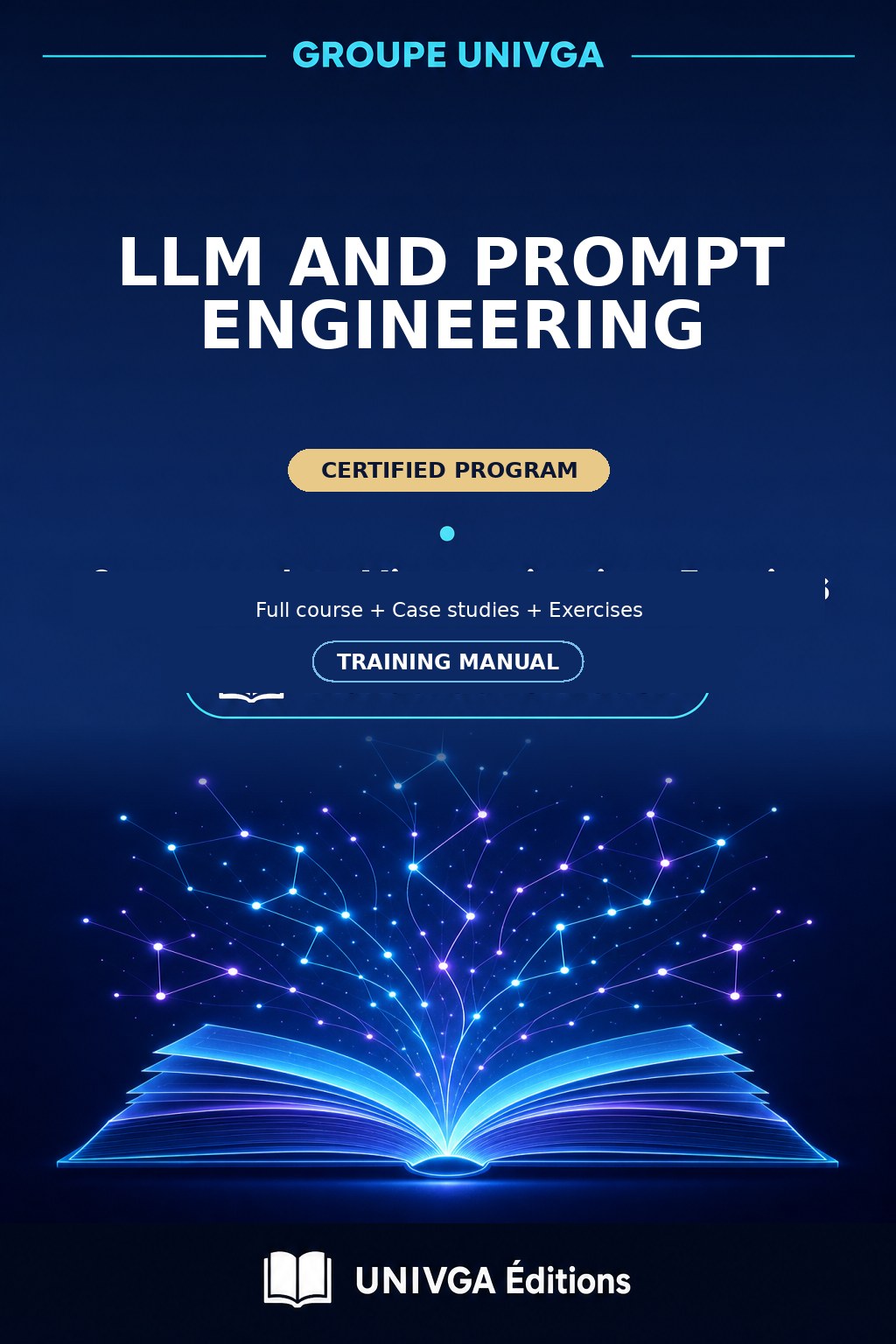 Cover of the training manual — Professional Certificate in LLM and Prompt Engineering