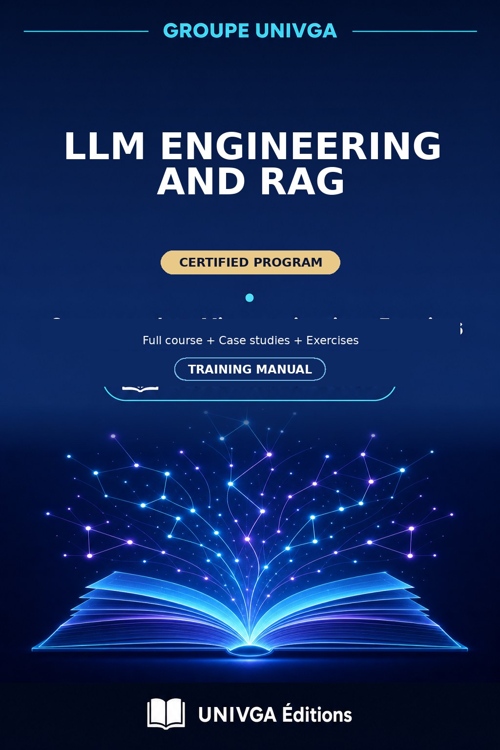 Cover of the training manual — Professional Certificate in LLM and RAG Engineering