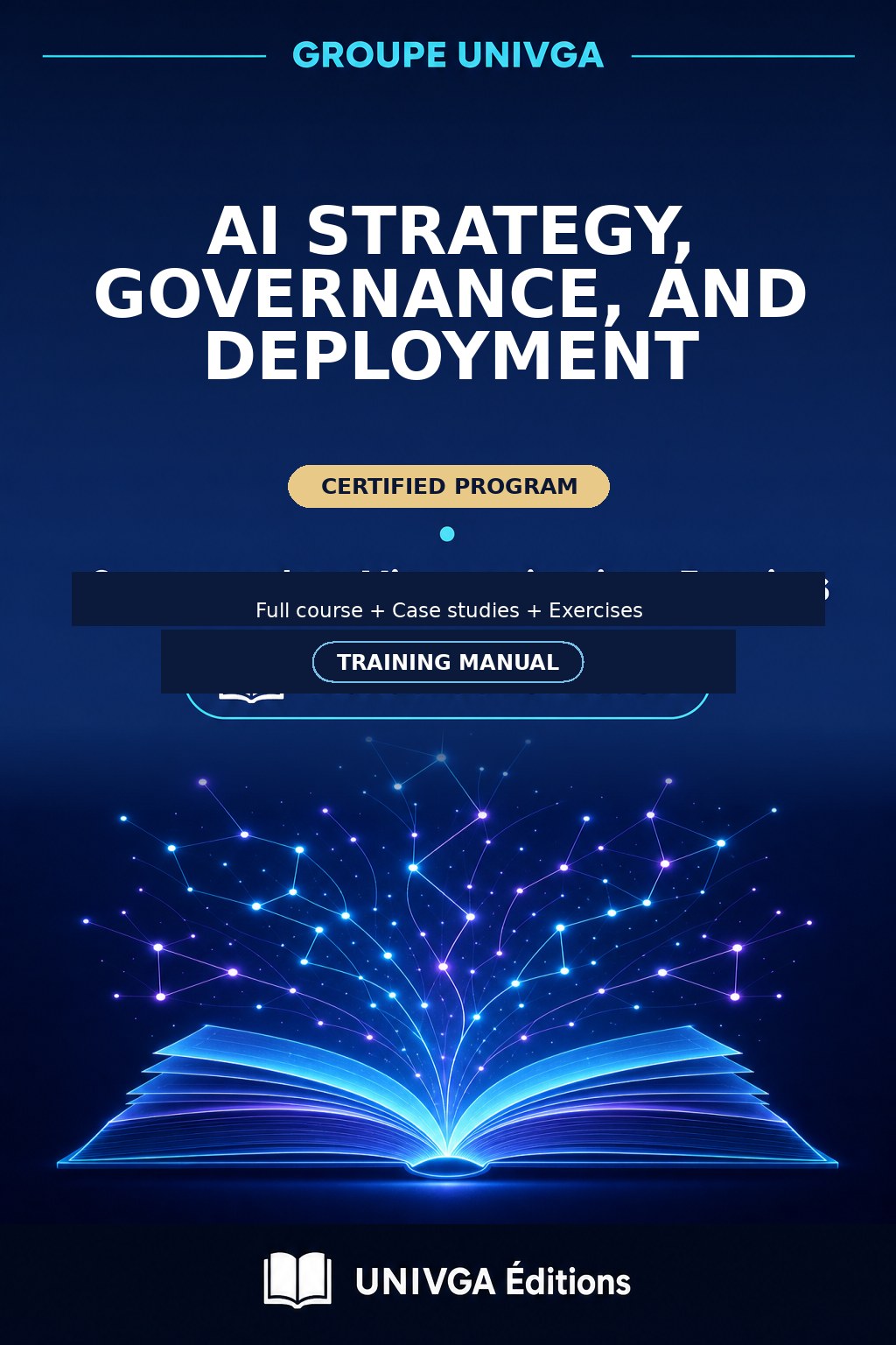 Cover of the training manual — Professional Certificate in Strategy, Governance and Deployment of AI