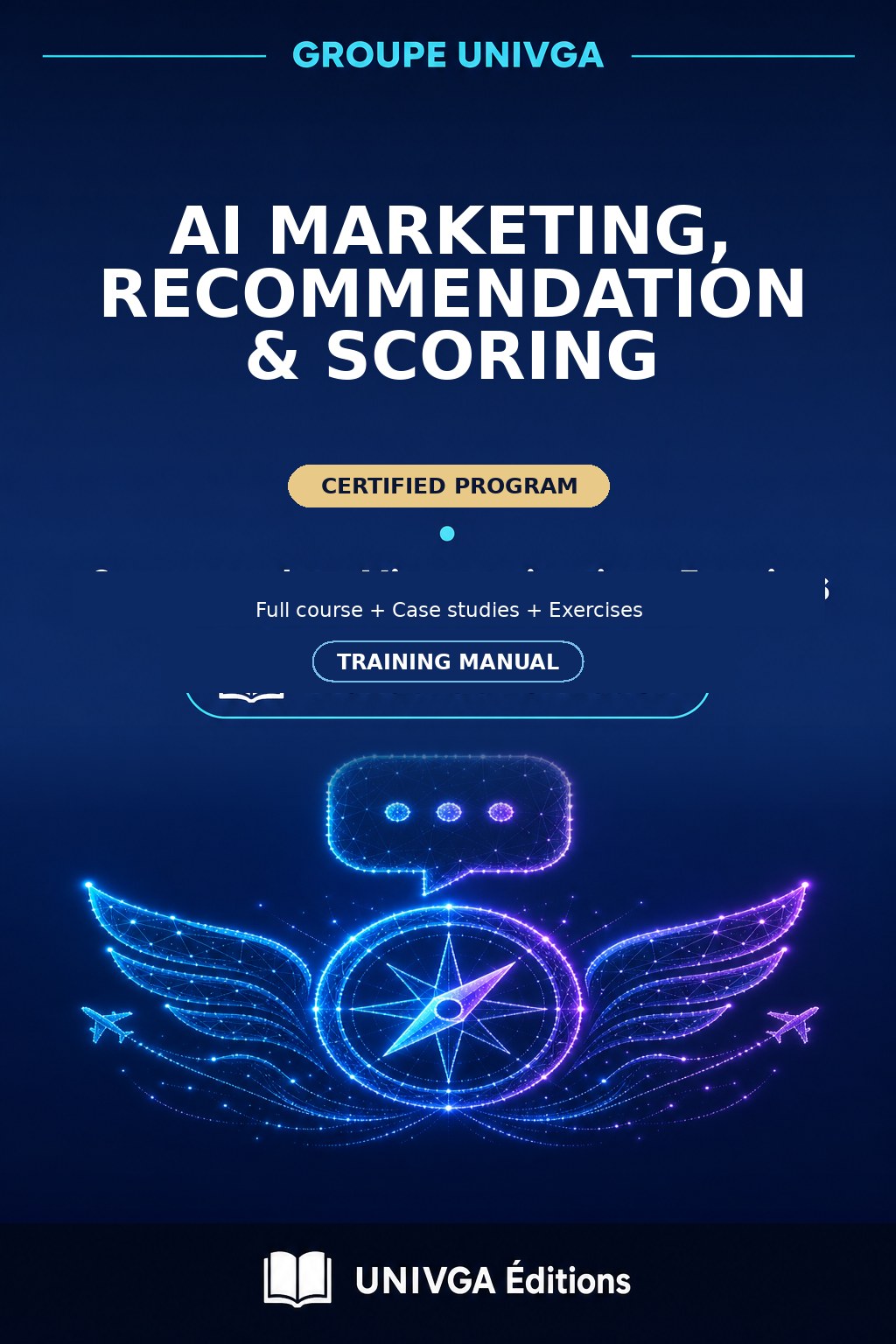 Training manual cover — Professional Certificate in AI Marketing, Recommendation & Scoring