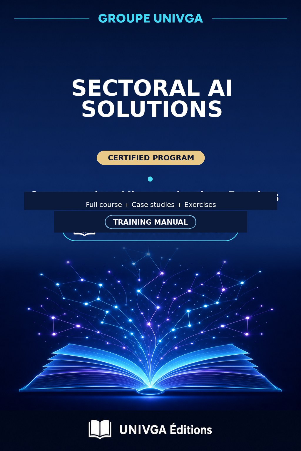 Training manual cover — Professional Certificate in Sectoral AI Solutions