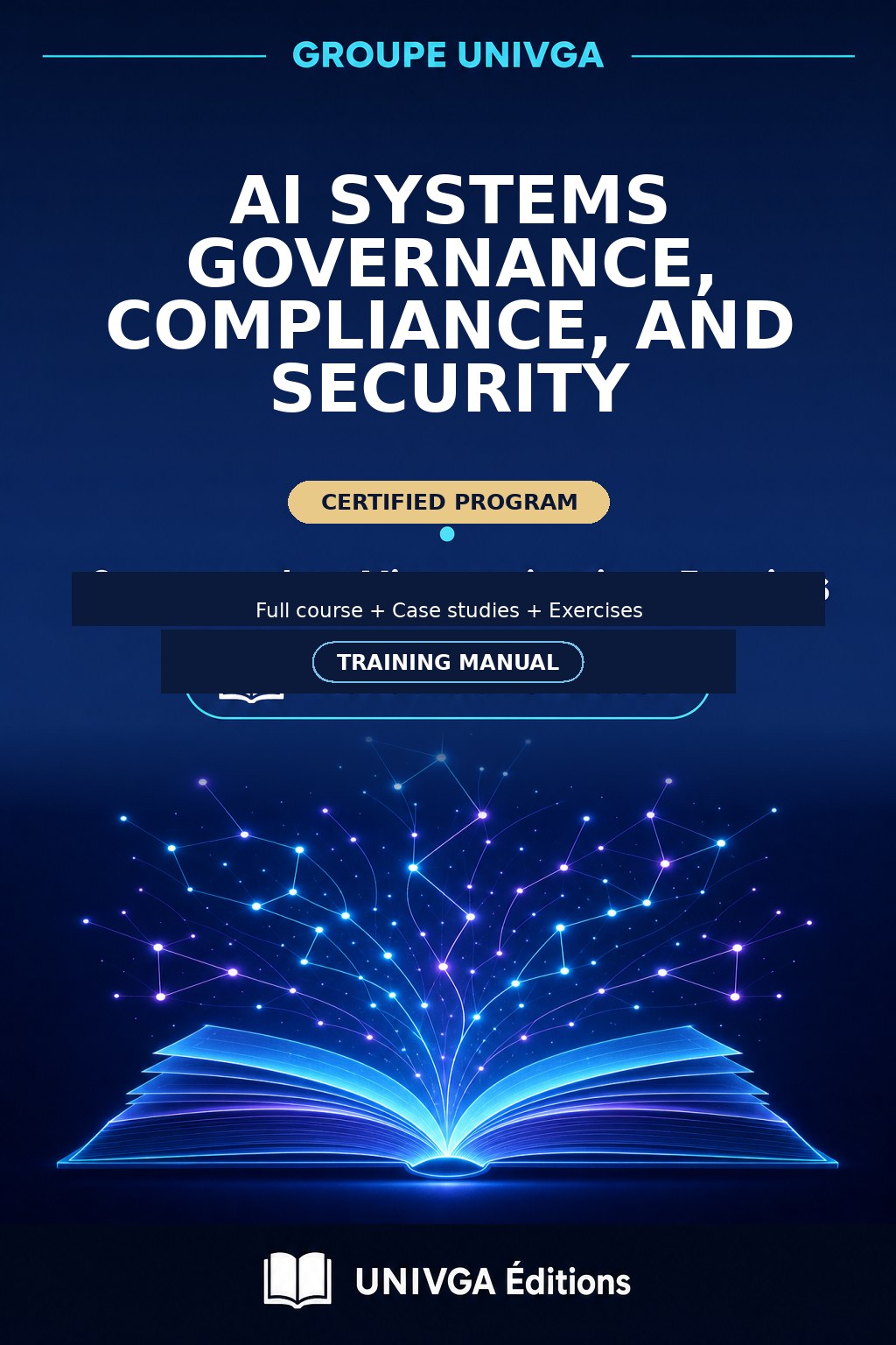 Training manual cover — Professional Certificate in Governance, Compliance and Security of AI Systems