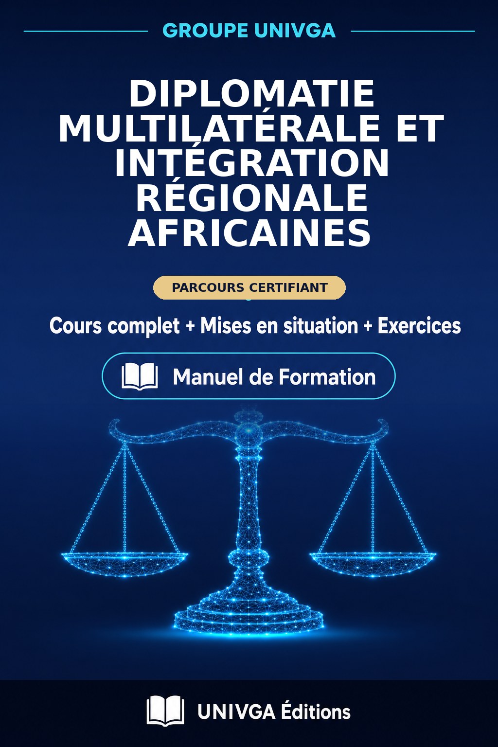 Cover of the manual — Professional Certificate in Multilateral Diplomacy and African Regional Integration