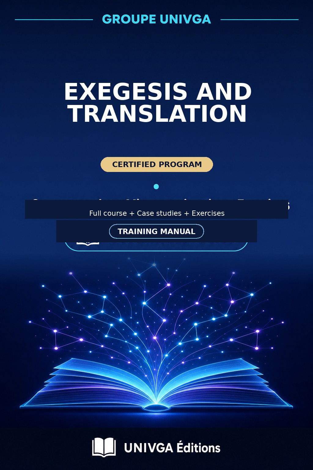 Cover of the training manual — Professional Certificate in Exegesis and Translation