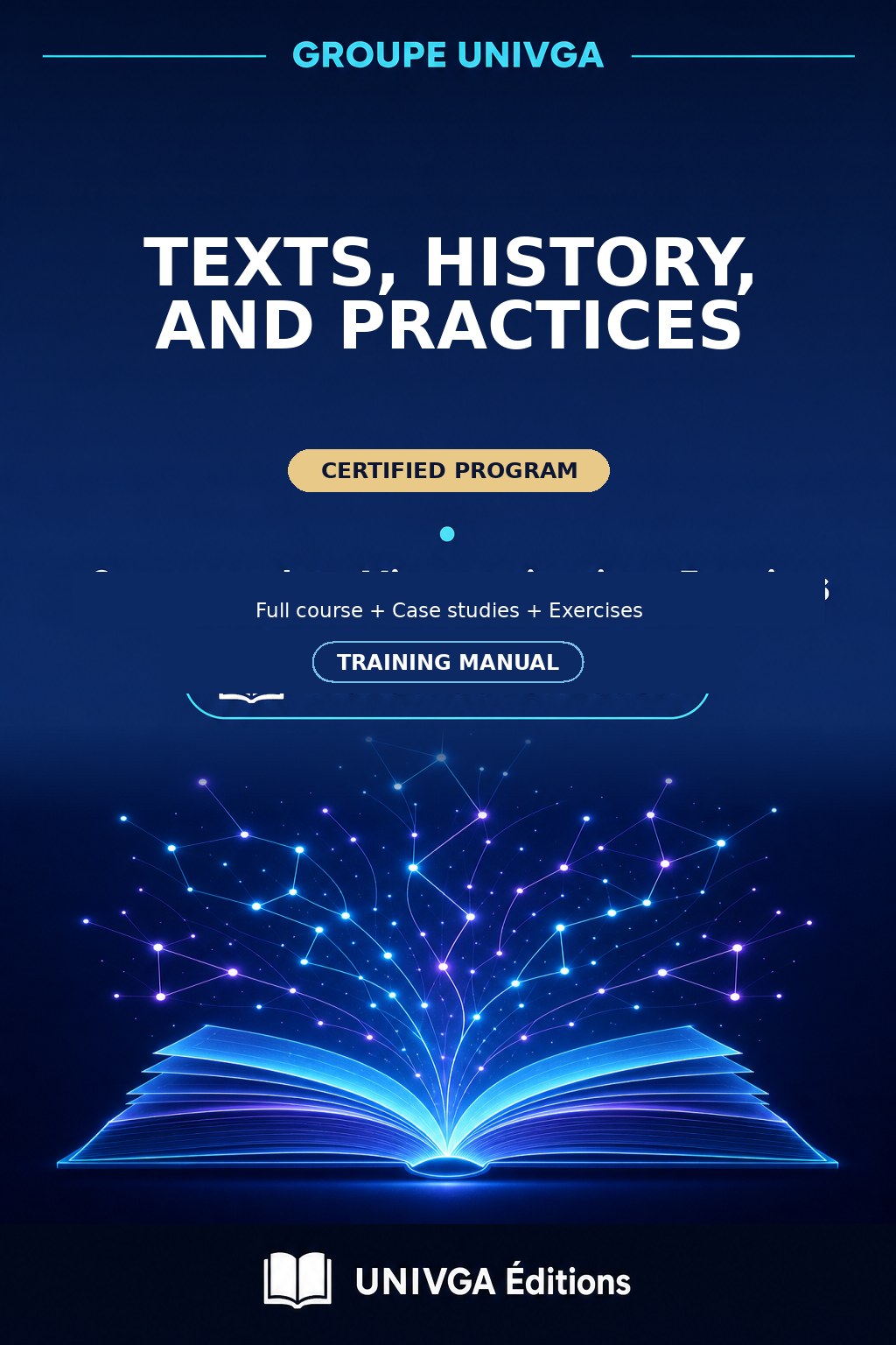 Cover of the training manual — Professional Certificate in Texts, History and Practices