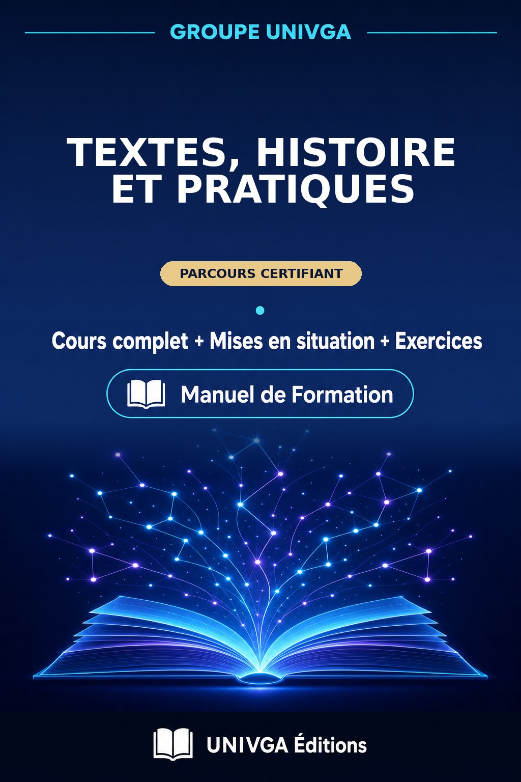 Cover of the manual — Professional Certificate in Texts, History, and Practices