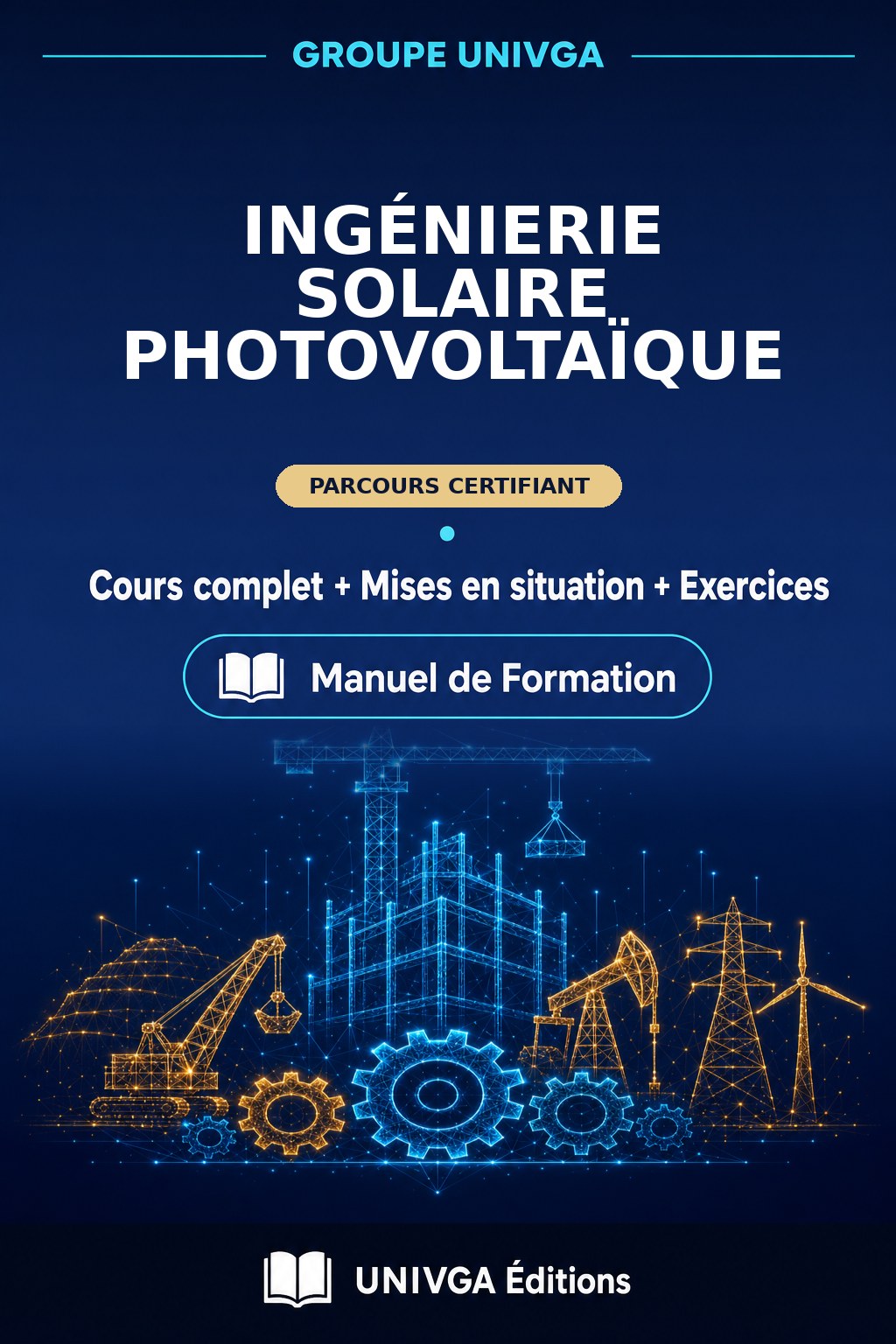 Couverture du manuel — Certificat Professionnel en Ingénierie Solaire Photovoltaïque