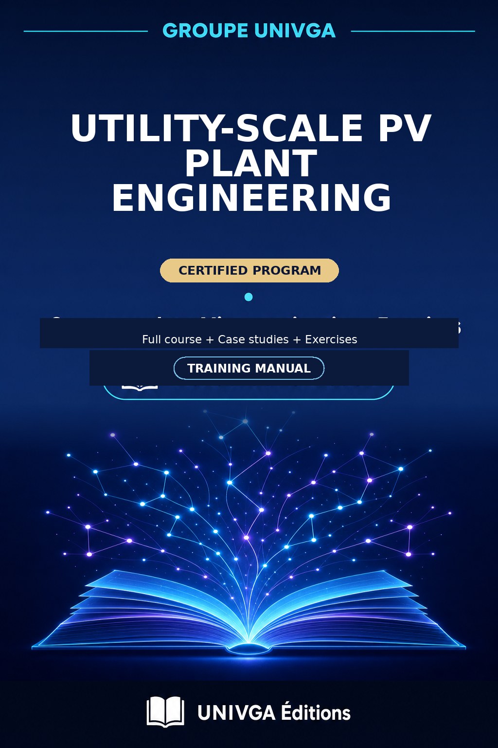 Cover of the manual — Professional Certificate in Utility-Scale PV Plant Engineering