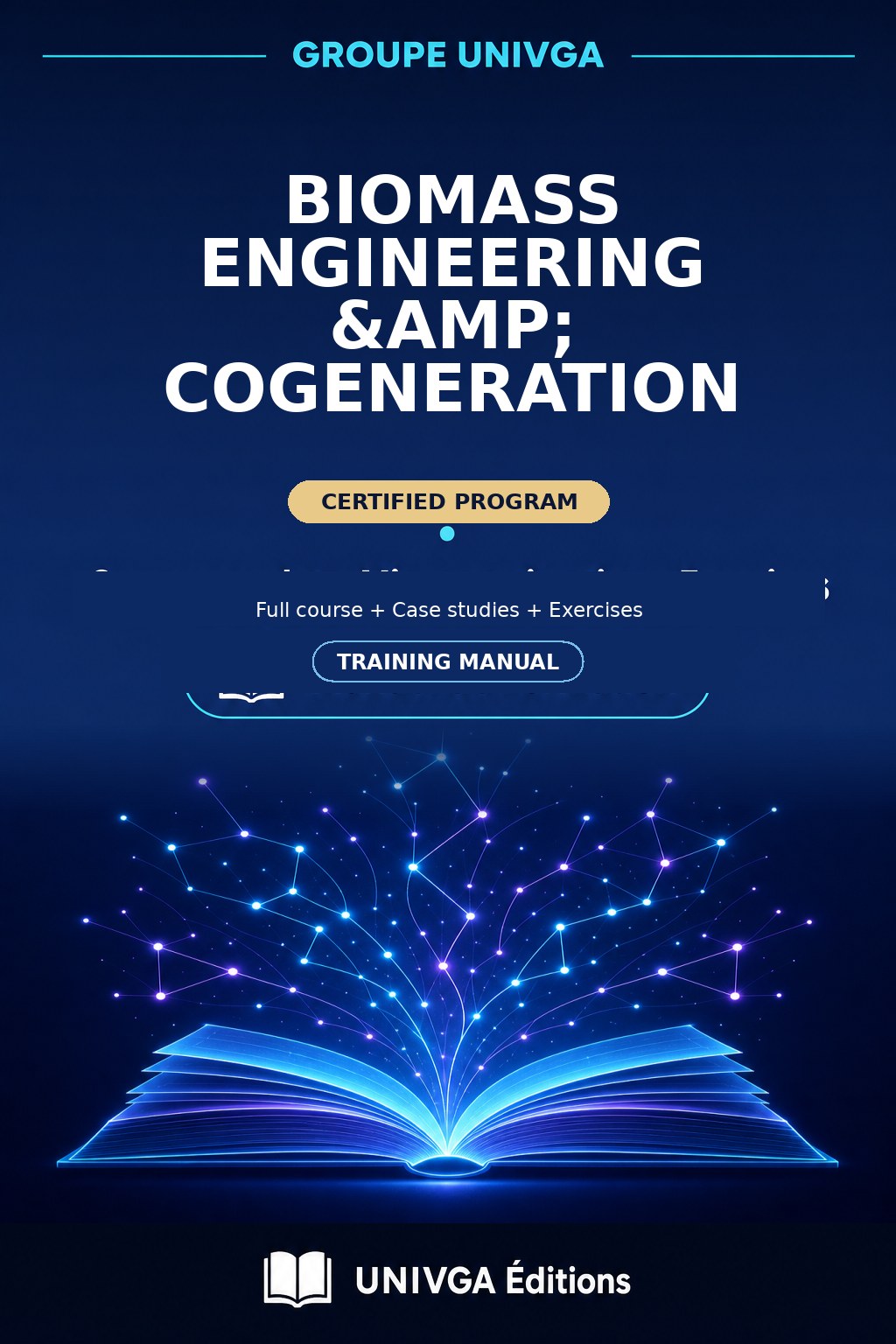 Cover of the training manual — Professional Certificate in Biomass Engineering & Cogeneration