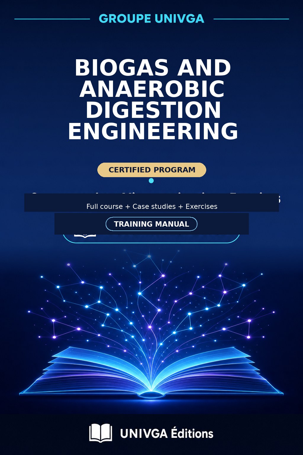 Cover of the training manual — Professional Certificate in Biogas Engineering and Methanization