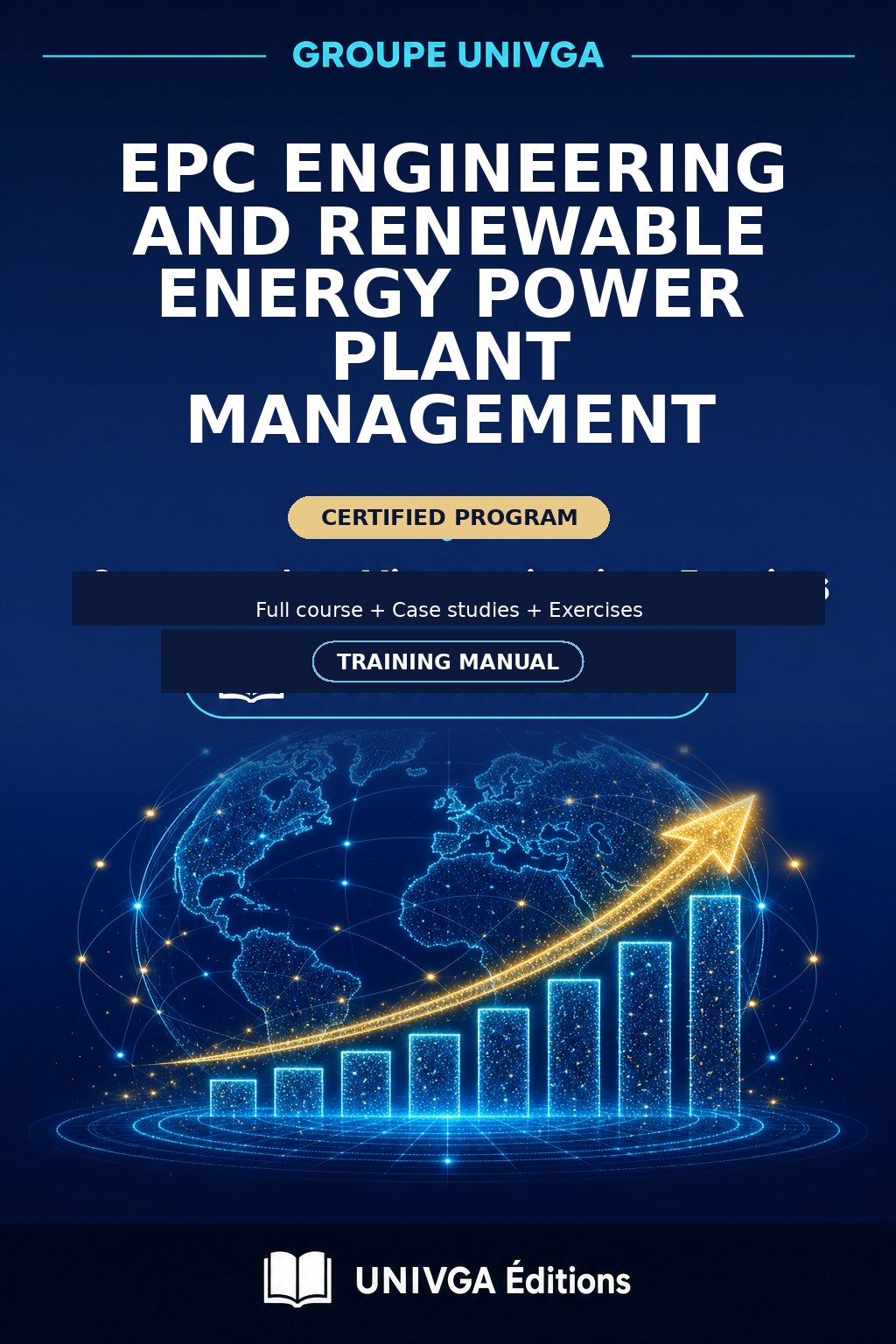Cover of the training manual — Professional Certificate in EPC Engineering and Management of Renewable Energy Plants
