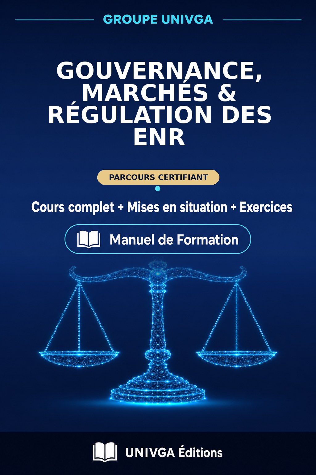 Couverture du manuel — Certificat Professionnel en Gouvernance, Marchés & Régulation des ENR