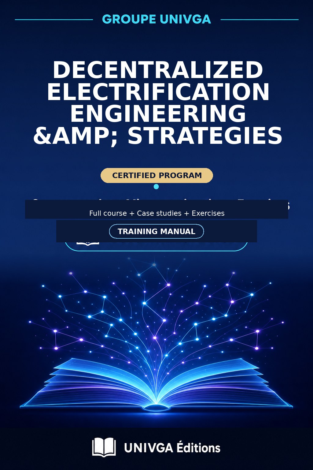 Cover of the training manual — Professional Certificate in Engineering & Strategies for Decentralized Electrification