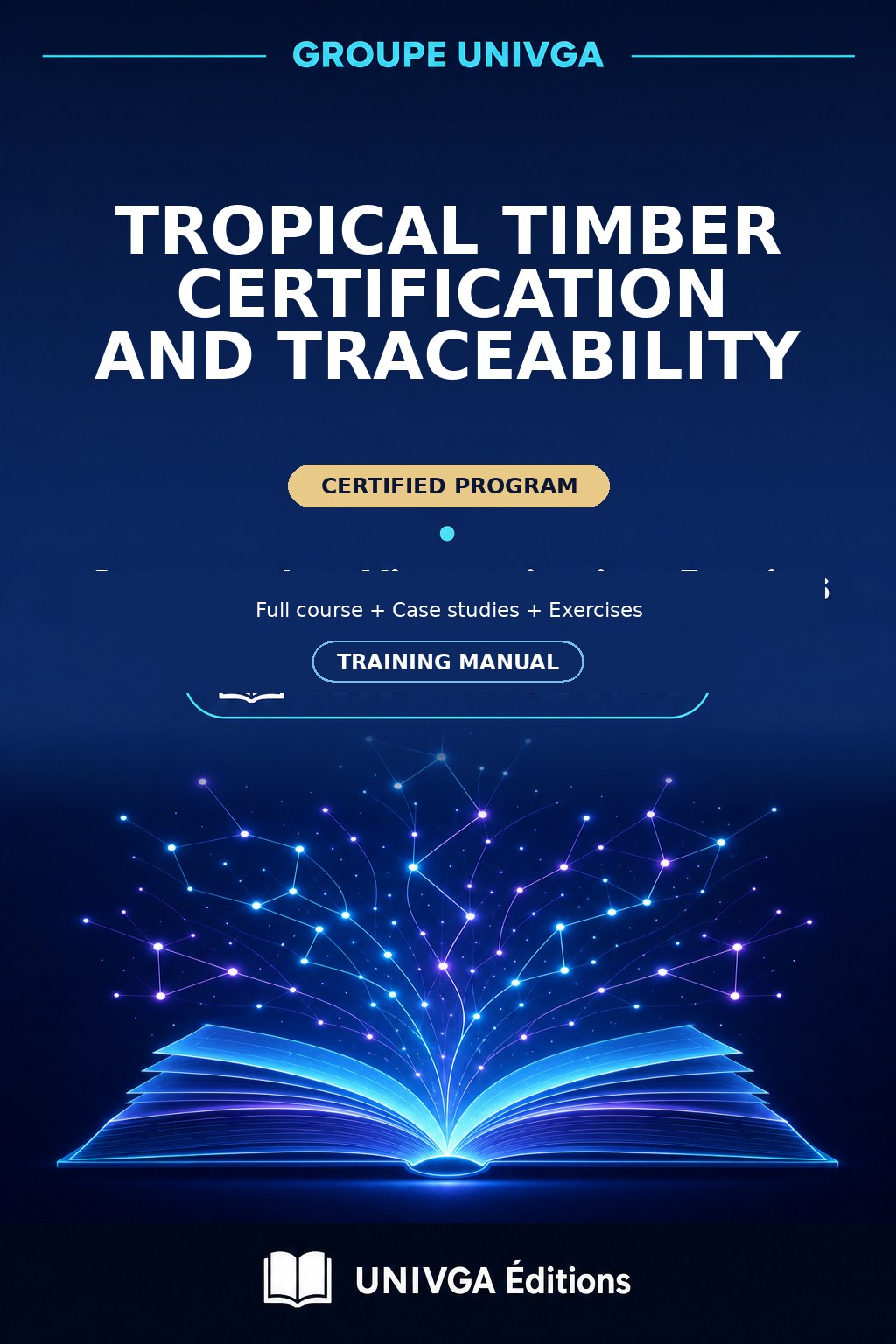 Cover of the manual — Professional Certificate in Certification and Traceability of Tropical Woods