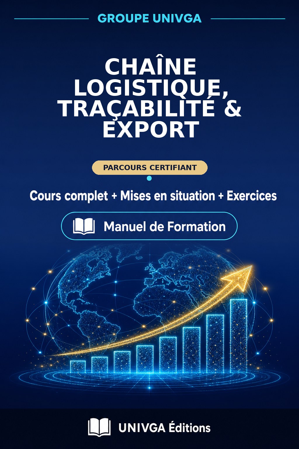 Couverture du manuel — Certificat Professionnel en Chaîne Logistique, Traçabilité & Export