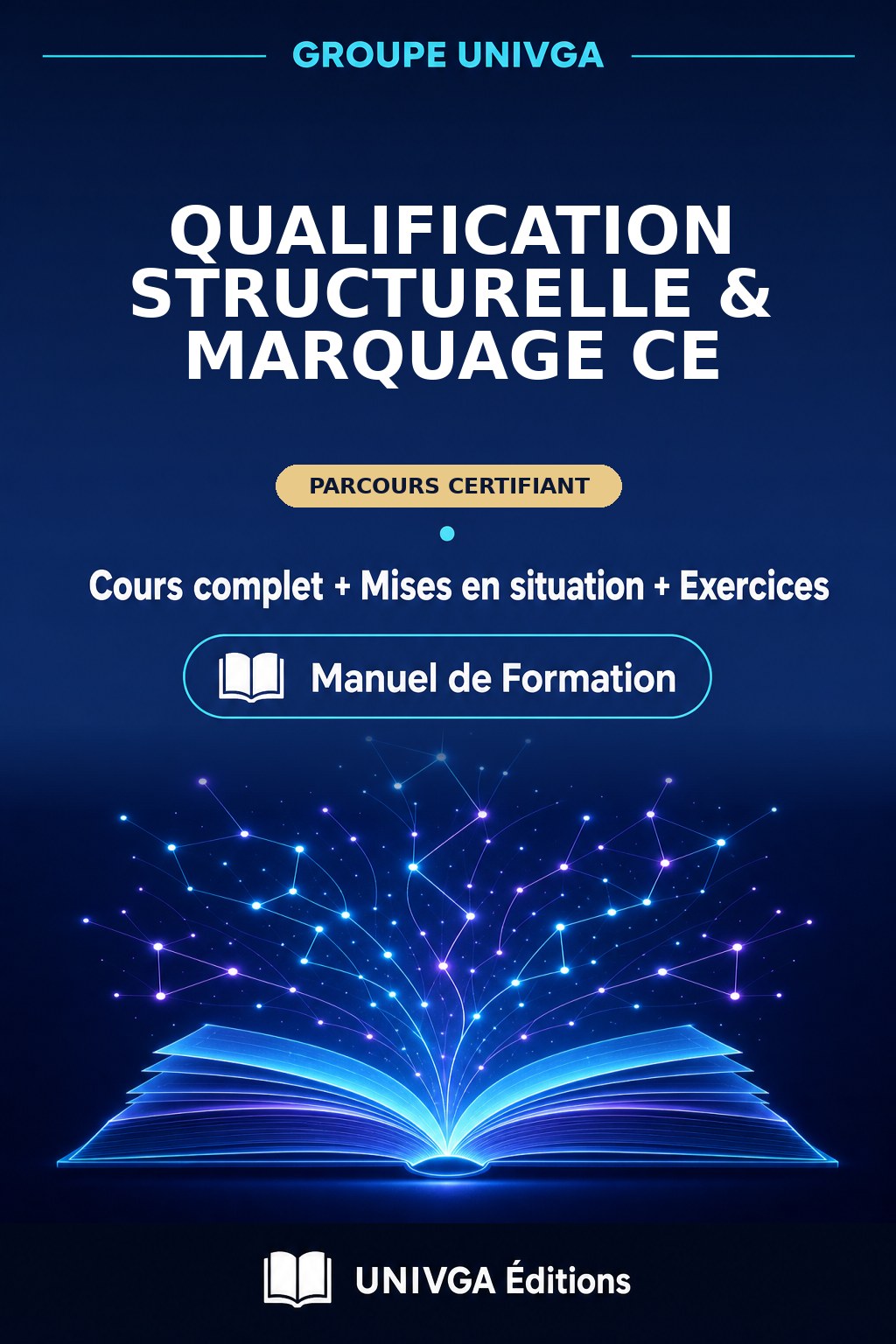 Couverture du manuel de formation — Certificat Professionnel en Qualification Structurelle & Marquage CE