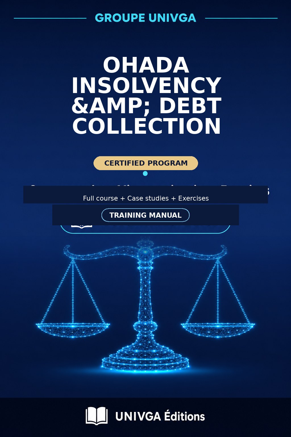 Cover of the manual — Professional Certificate in OHADA Insolvency & Recovery