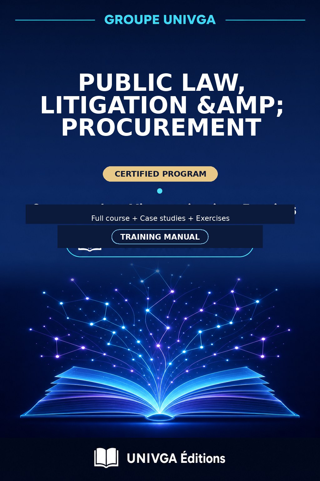 Cover of the training manual — Professional Certificate in Public Law, Litigation & Markets