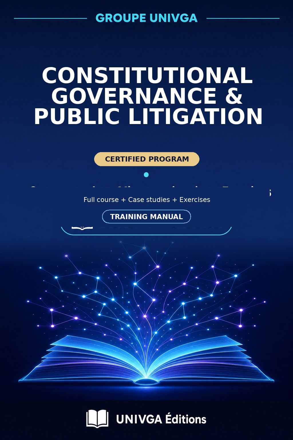 Cover of the training manual — Professional Certificate in Constitutional Governance & Public Litigation