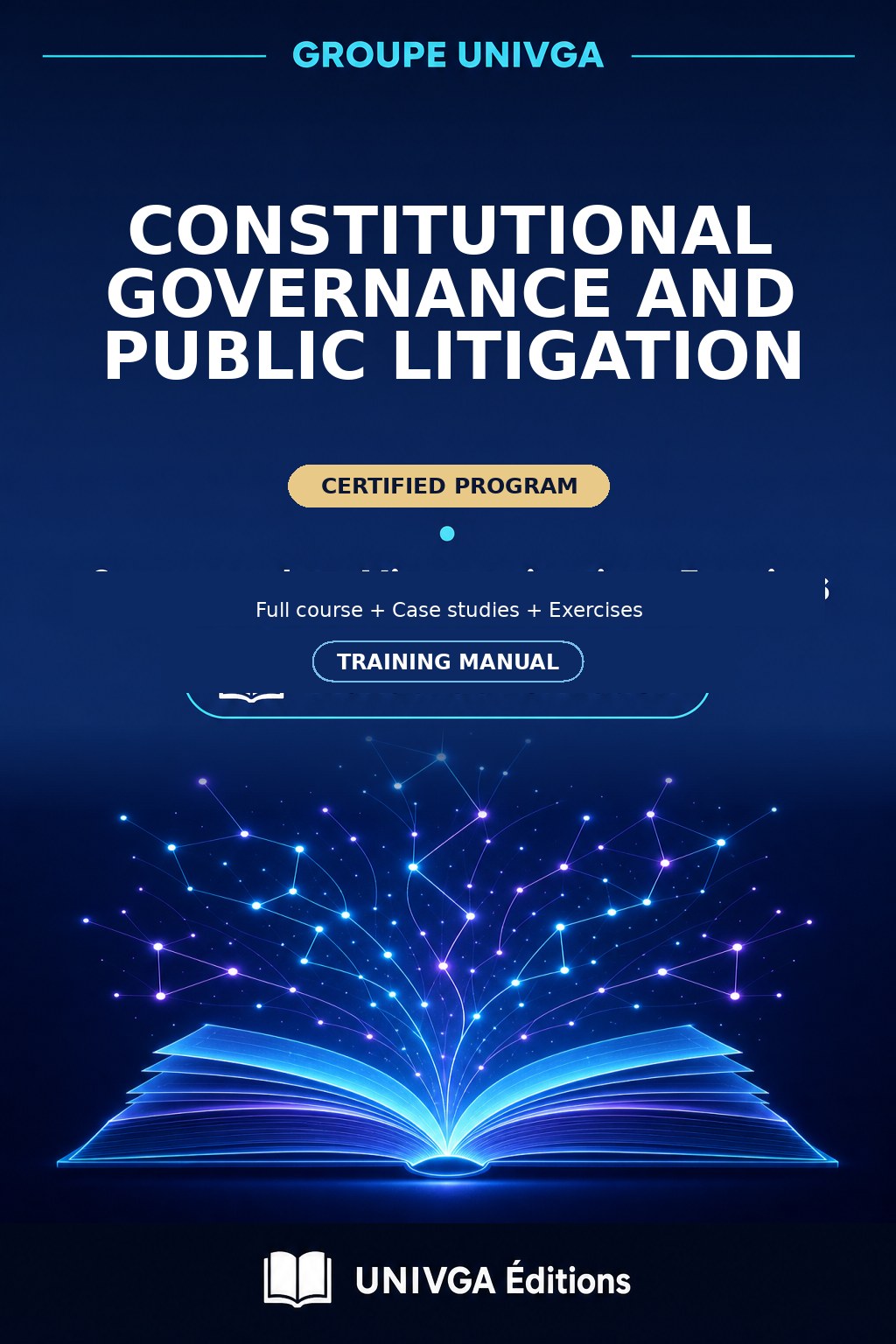 Cover of the training manual — Professional Certificate in Constitutional Governance and Public Litigation