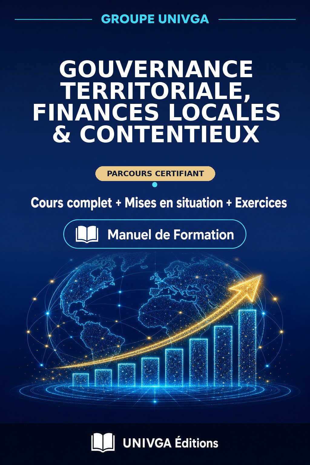 Couverture du manuel — Certificat Professionnel en Gouvernance Territoriale, Finances Locales & Contentieux