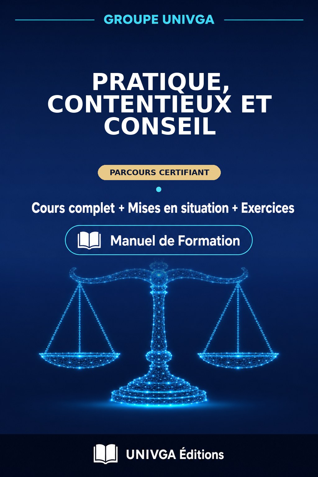 Couverture du manuel — Certificat Professionnel en Pratique, Contentieux et Conseil