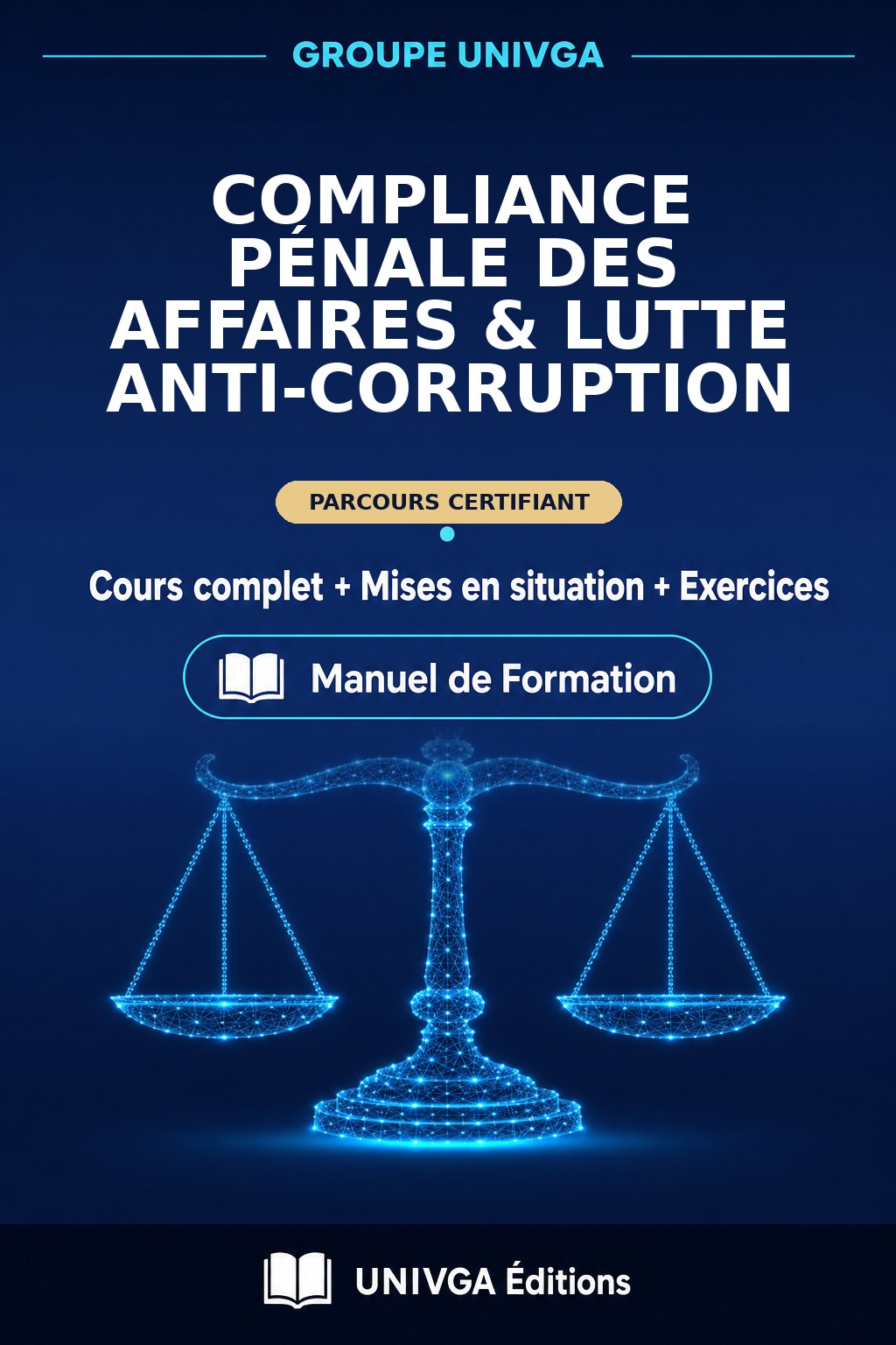 Couverture du manuel — Certificat Professionnel en Compliance pénale des affaires & Lutte anti-corruption