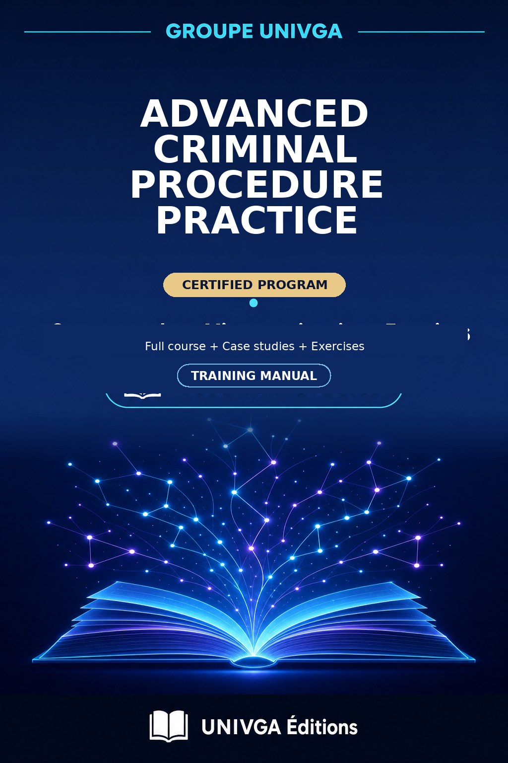 Cover of the training manual — Professional Certificate in Advanced Practice of Criminal Procedure