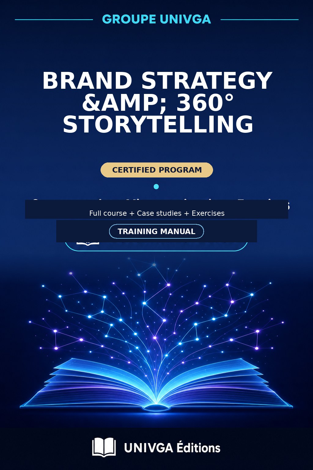Cover of the training manual — Professional Certificate in Brand Strategy & 360° Storytelling