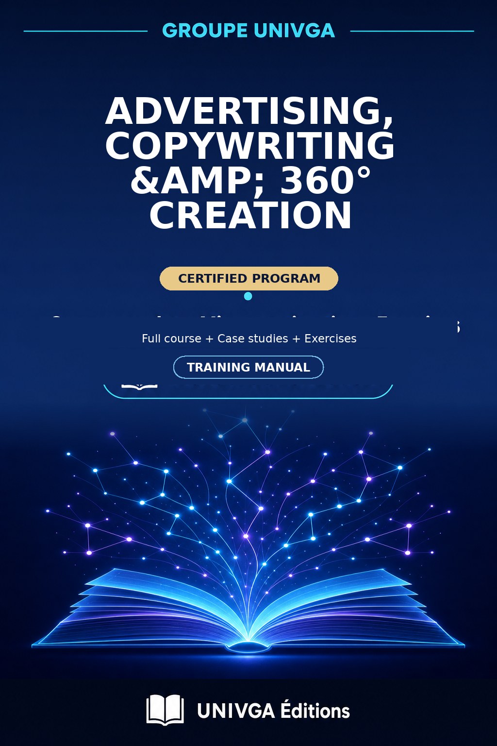 Cover of the training manual — Professional Certificate in Advertising, Copywriting & 360° Creation