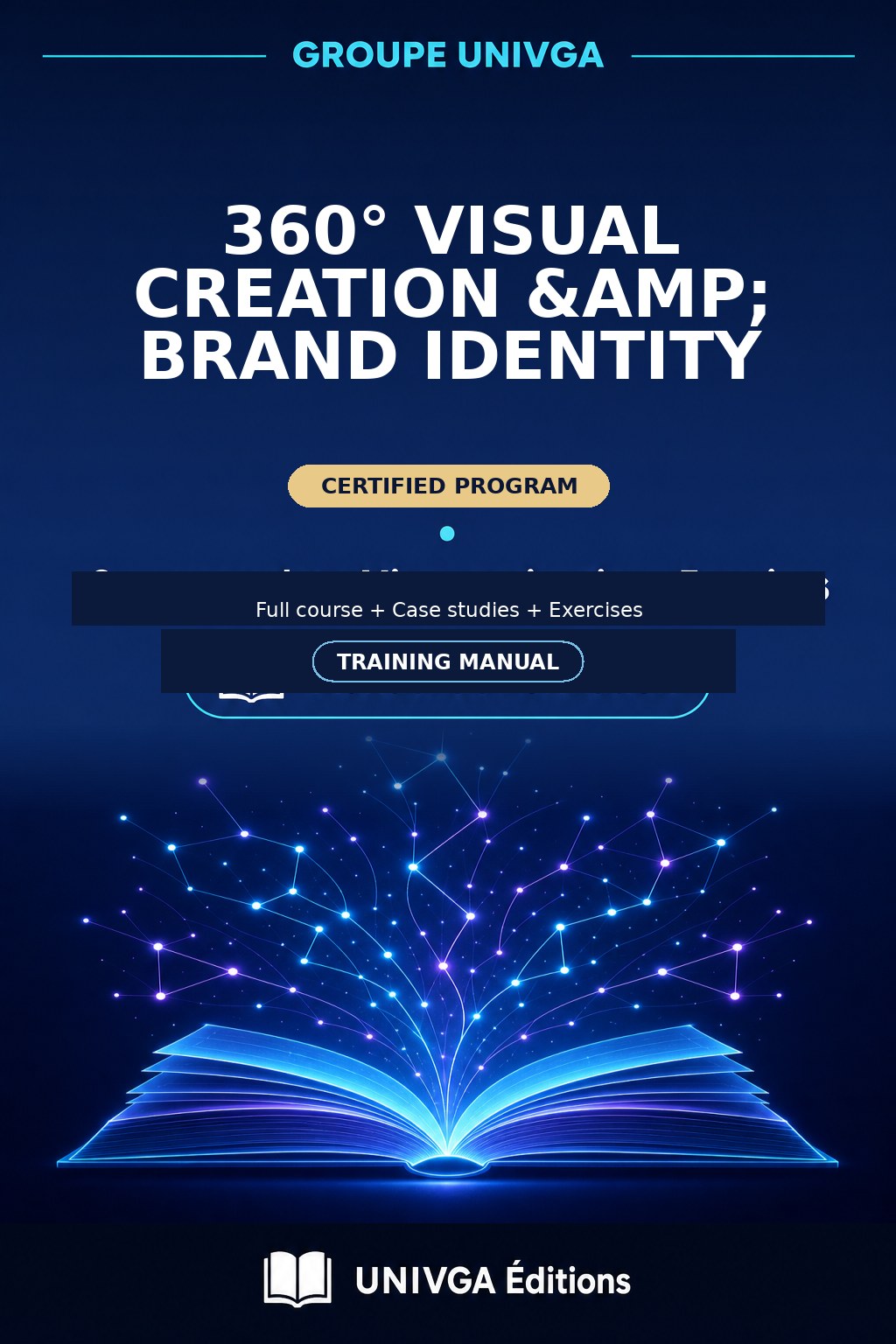 Manual Cover — Professional Certificate in 360° Visual Creation & Brand Identity
