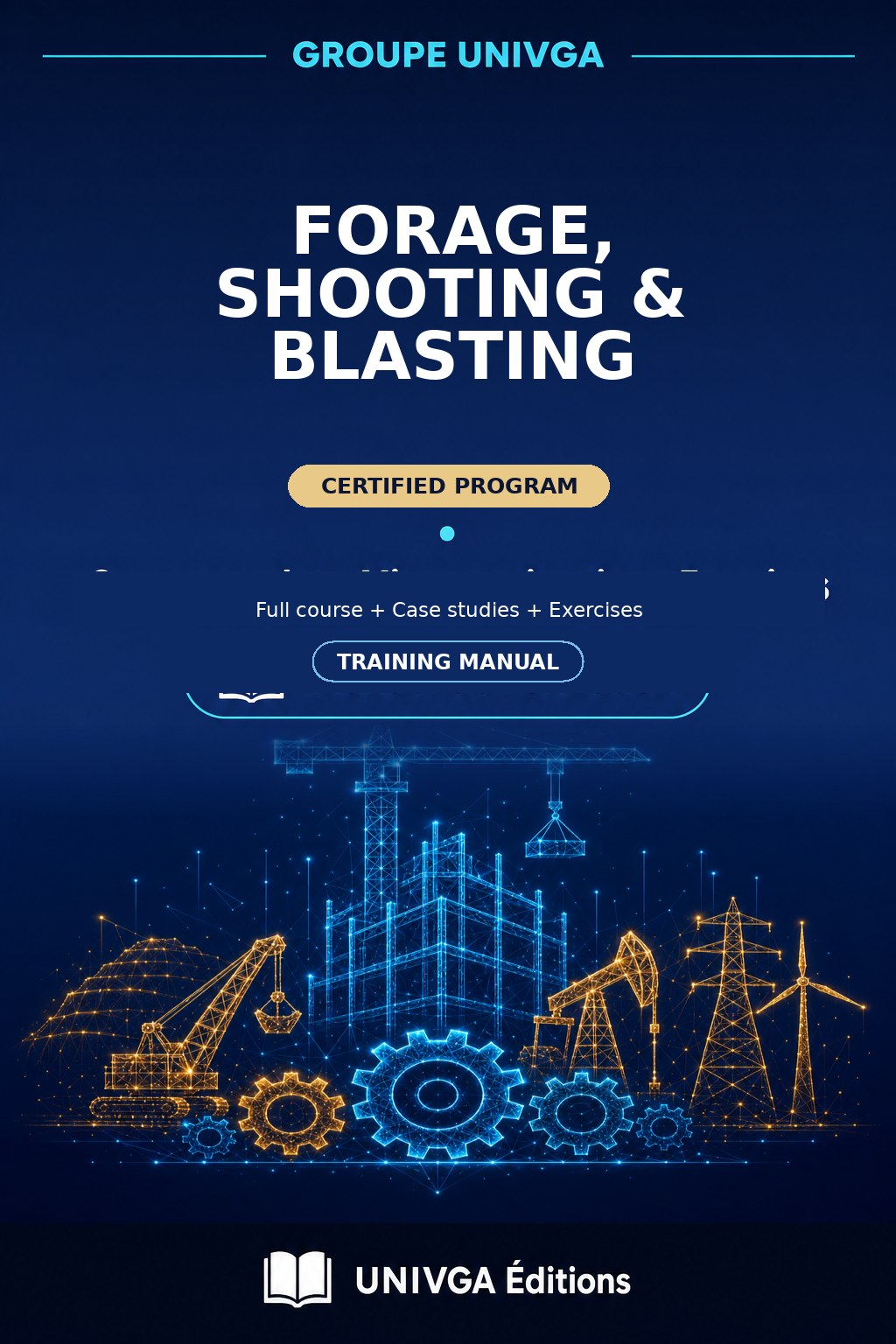 Cover of the training manual — Drilling, Blasting & Explosive Demolition